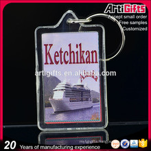 Artigifts Cheap Custom Shape Acrylic Photo Frame key ring